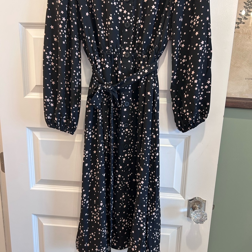 Beautiful Kate Spade Sz 12 Dress. VVGUC- one flaw (see pic) worn Once. Comfy! - Picture 2 of 8